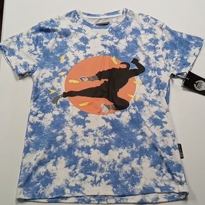 Cr-24 T-Shirt Men's Size S Royal Blue Short Sleeve Round Neck Pullover T-Shirt